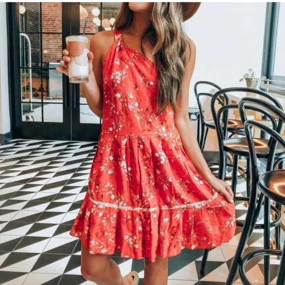 Free People All Mine One shoulder Dress M - Picture 2 of 10